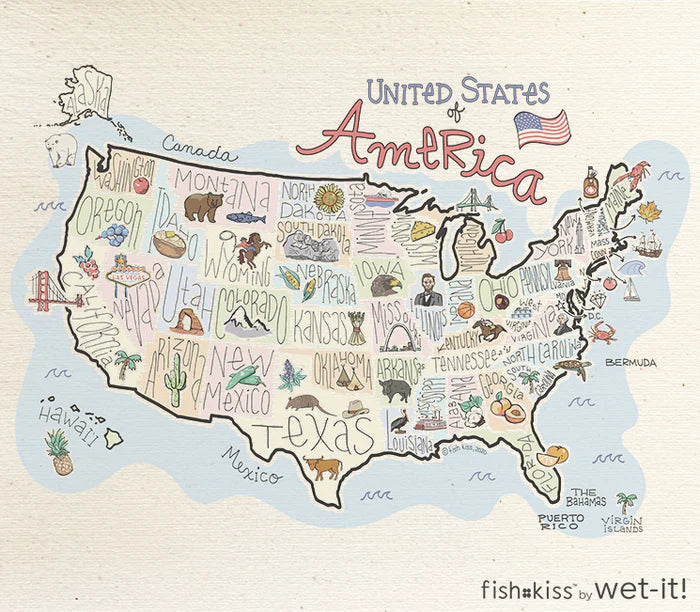 Wet-it! Fishkiss USA Swedish Cloth