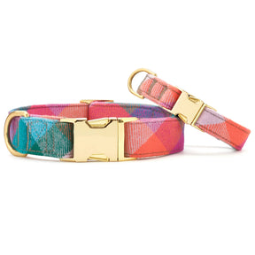 Dog Collar Color Pop Flannel