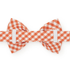 Dog Bow Tie Cider Gingham