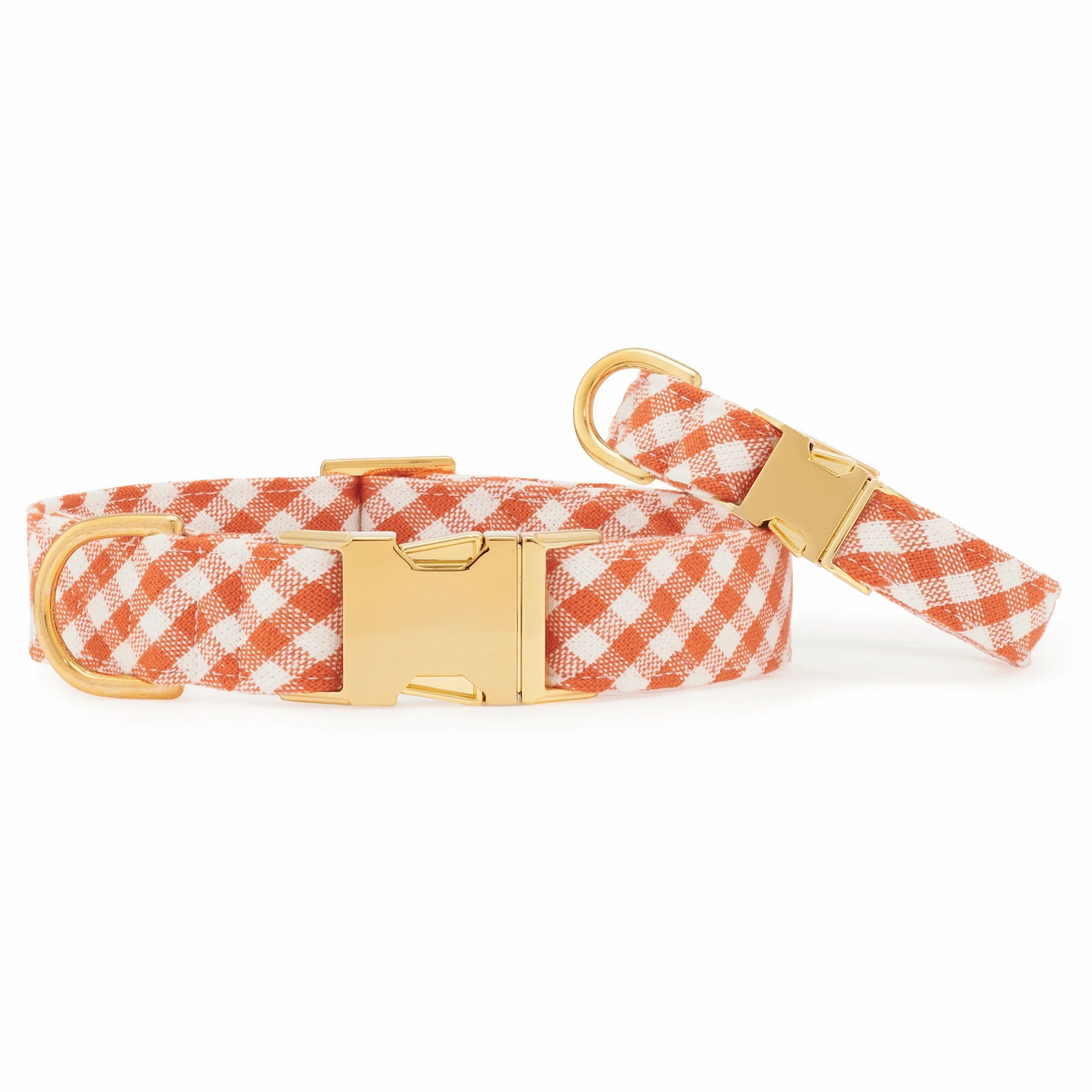 Dog Collar Cider Gingham