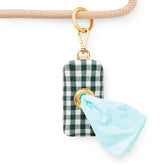 Waste Bag Dispenser - Evergreen Gingham