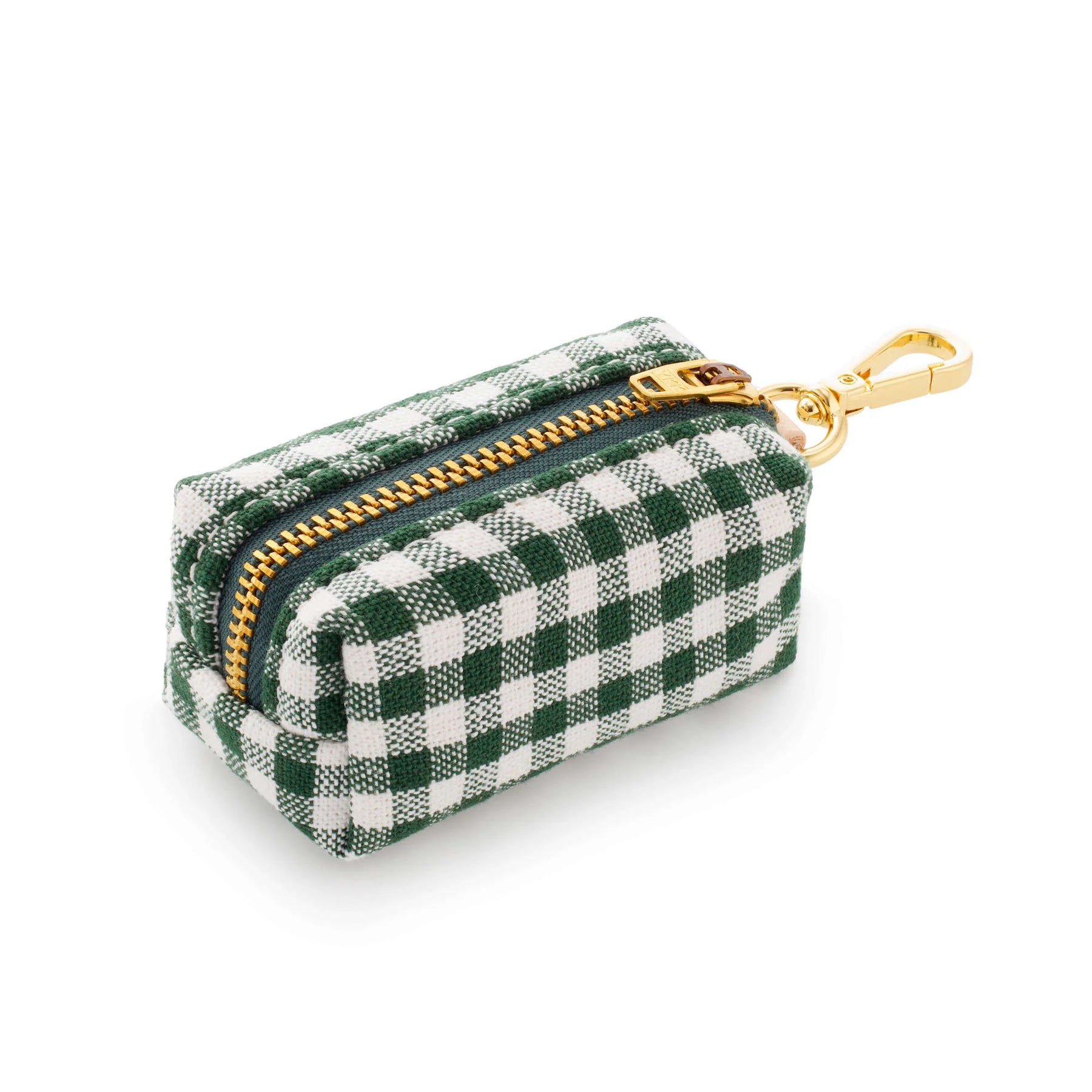 Waste Bag Dispenser - Evergreen Gingham