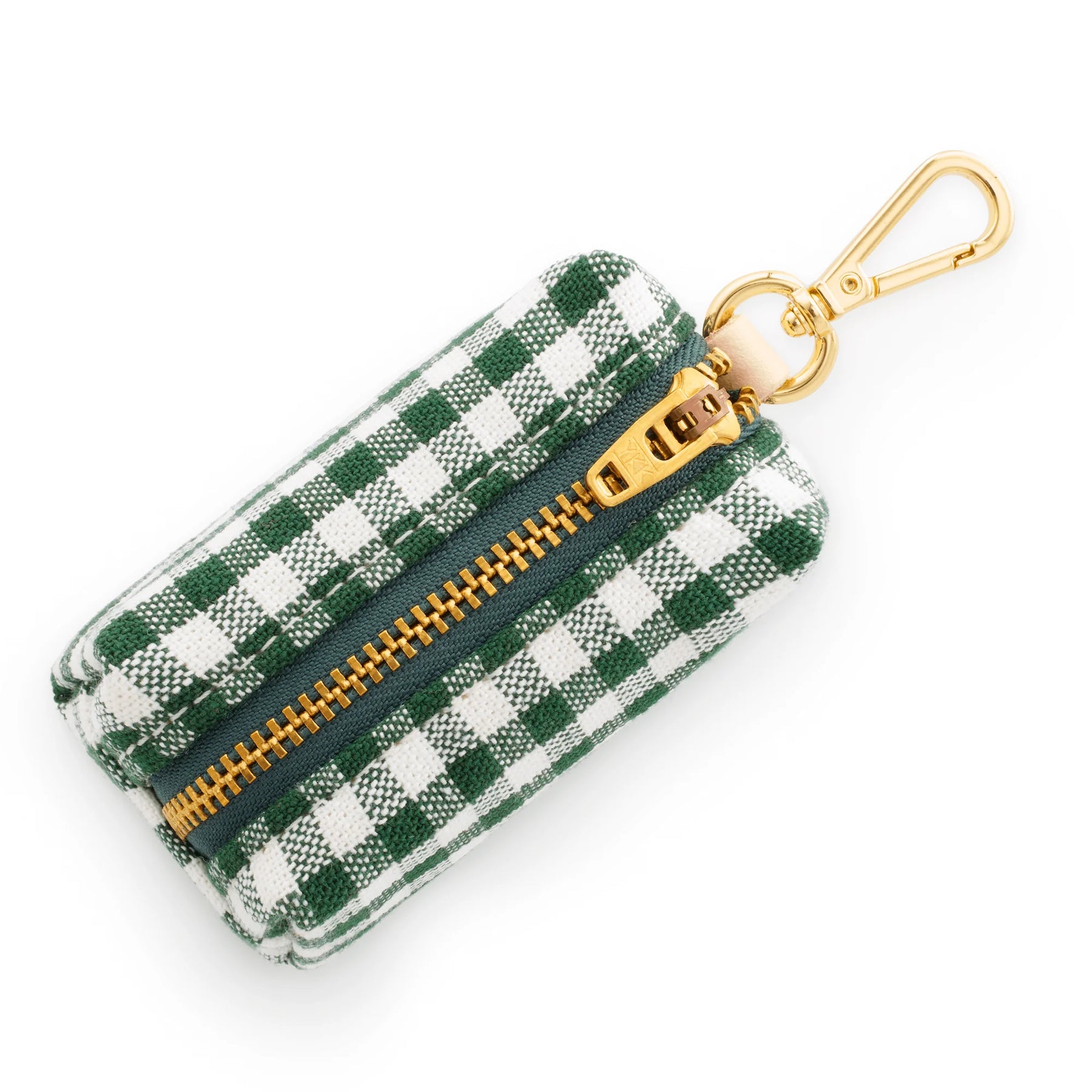 Waste Bag Dispenser - Evergreen Gingham