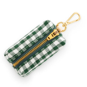 Waste Bag Dispenser - Evergreen Gingham