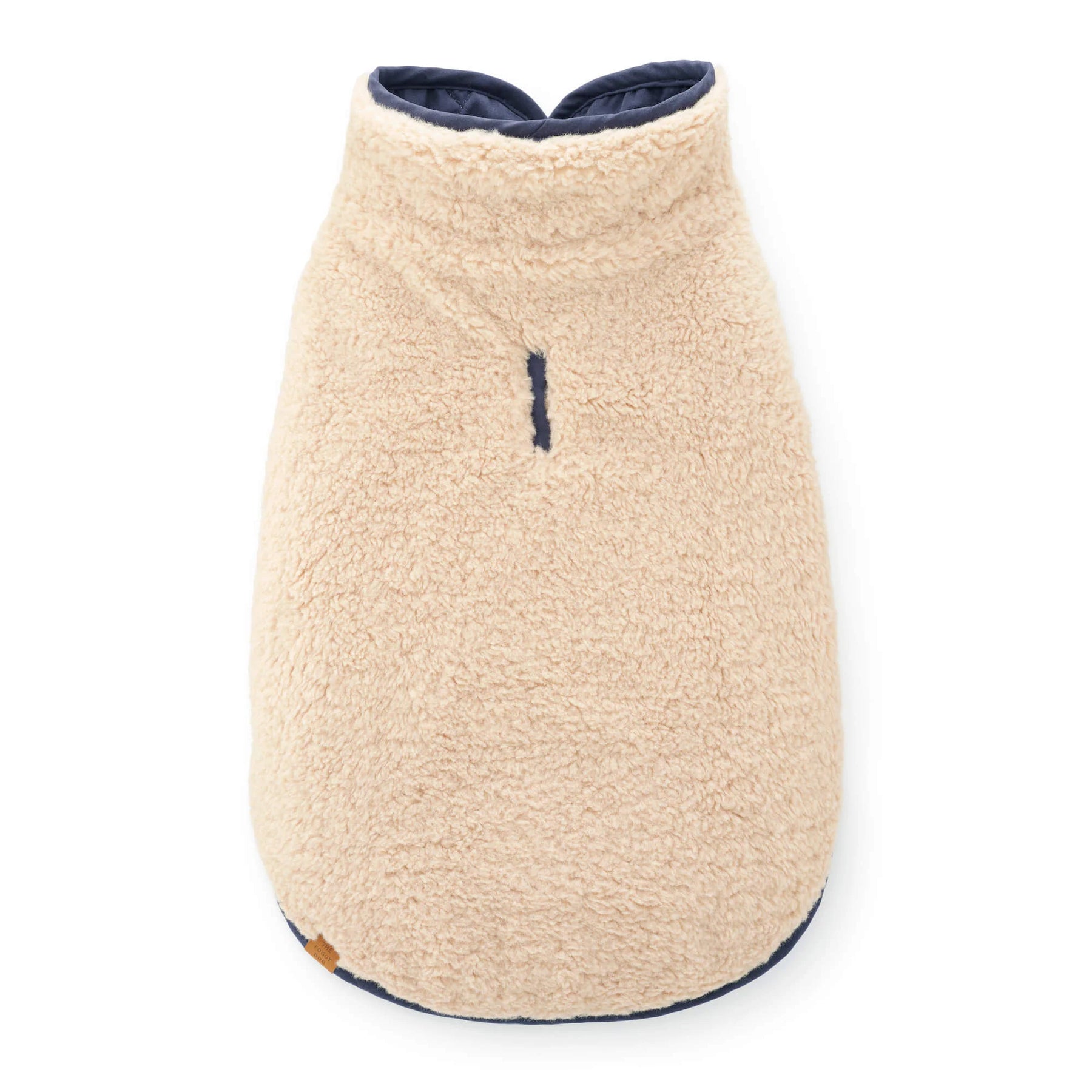 Foggy Dog - Dog Jacket Navy Sherpa-Lined Reversible - Southern Agriculture 