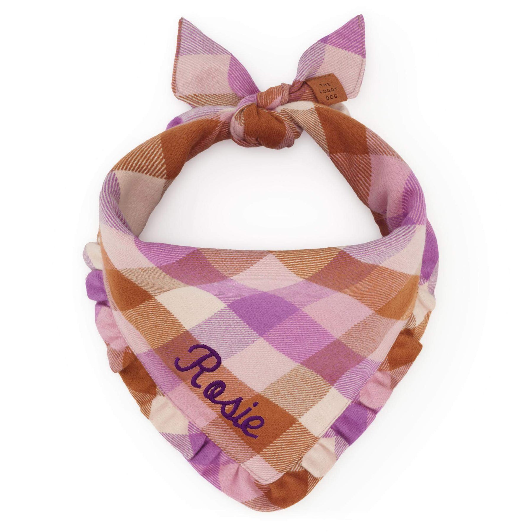 The Foggy Dog - Bandana Bramble Flannel Ruffled