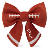 The Foggy Dog - Lady Bow Football Embroidered