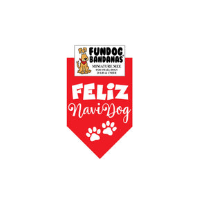 FunDog Bandanas - Dog Bandana Feliz NaviDog