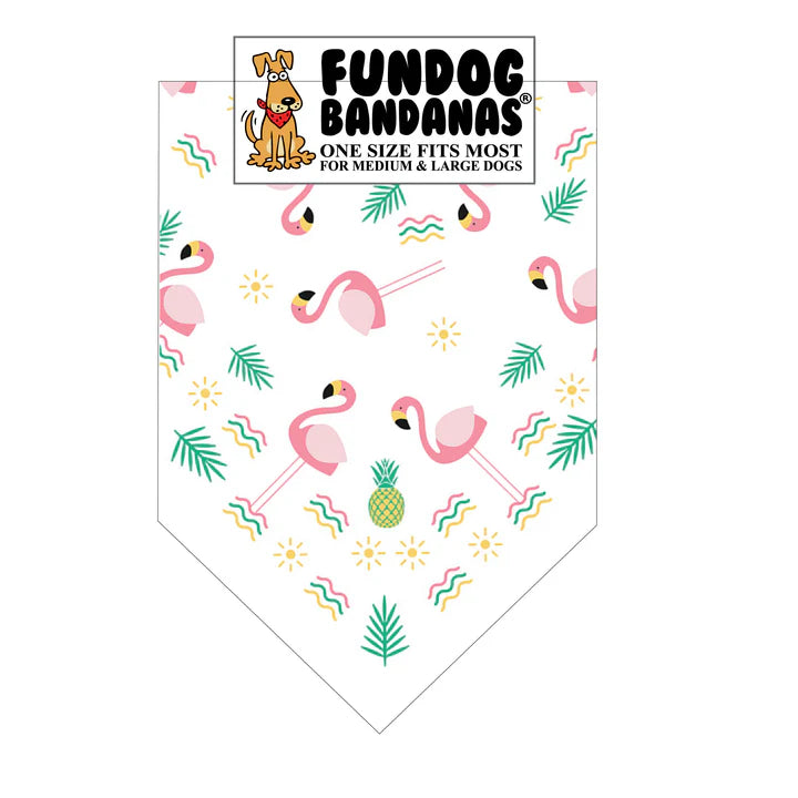 Dog Bandana Flamingos