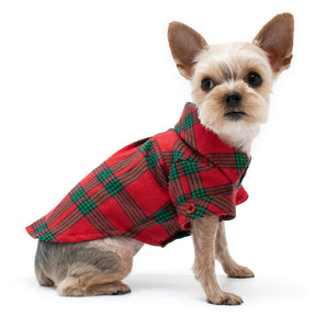 Dogo Pet - Shirt Flannel Button Xmas