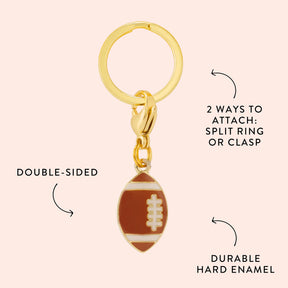 The Foggy Dog - Dog Charm Two Sided For Collar Football