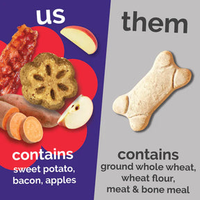 Fruitables - Skinny Minis Apple Bacon, Soft & Chewy Dog Treats