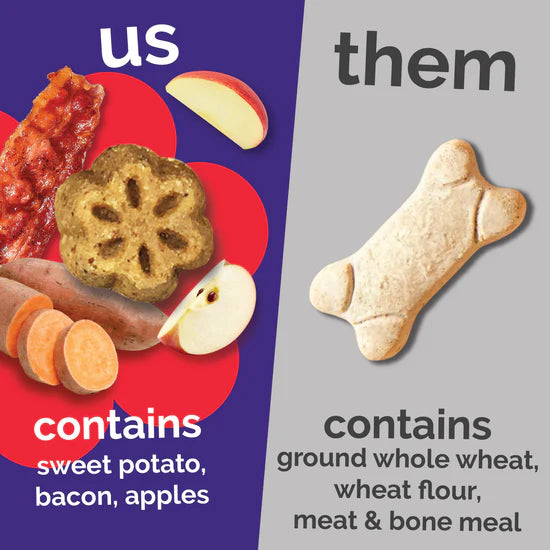 Fruitables - Skinny Minis Apple Bacon, Soft & Chewy Dog Treats