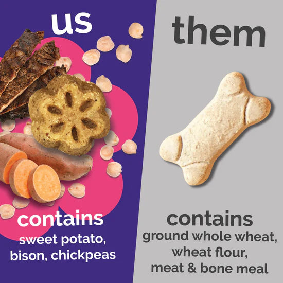 Fruitables - Skinny Minis Grilled Bison Soft & Chewy Dog Treats