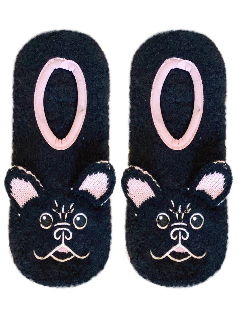 Living Royal - Slipper Socks Fuzzy Frenchie