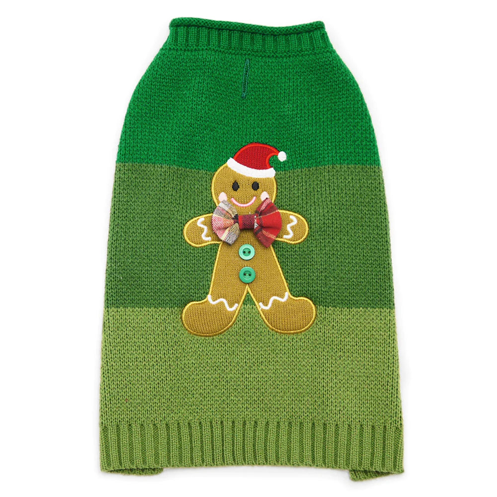 Dogo Pet - Sweater Gingerbread Man