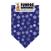 Dog Bandana Glitter Snowflake