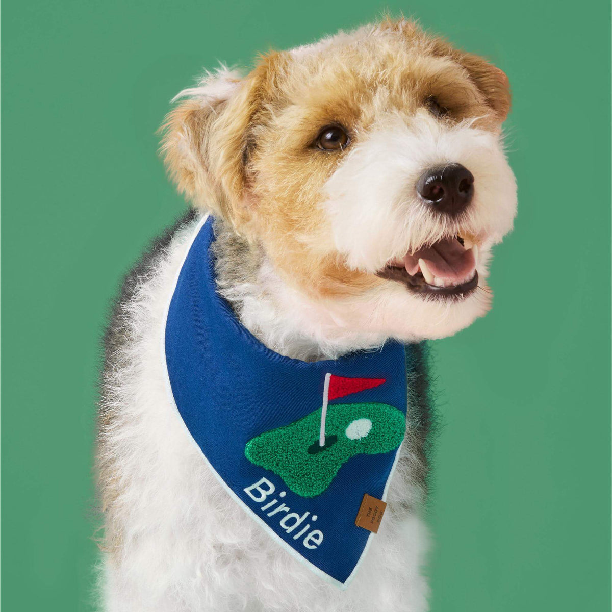 The Foggy Dog - Bandana Dog Golf Applique