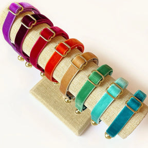 Made by Cleo - Cat Collar "Velvet-Merlot" Breakaway