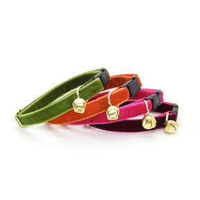 Made by Cleo - Cat Collar "Velvet-Merlot" Breakaway