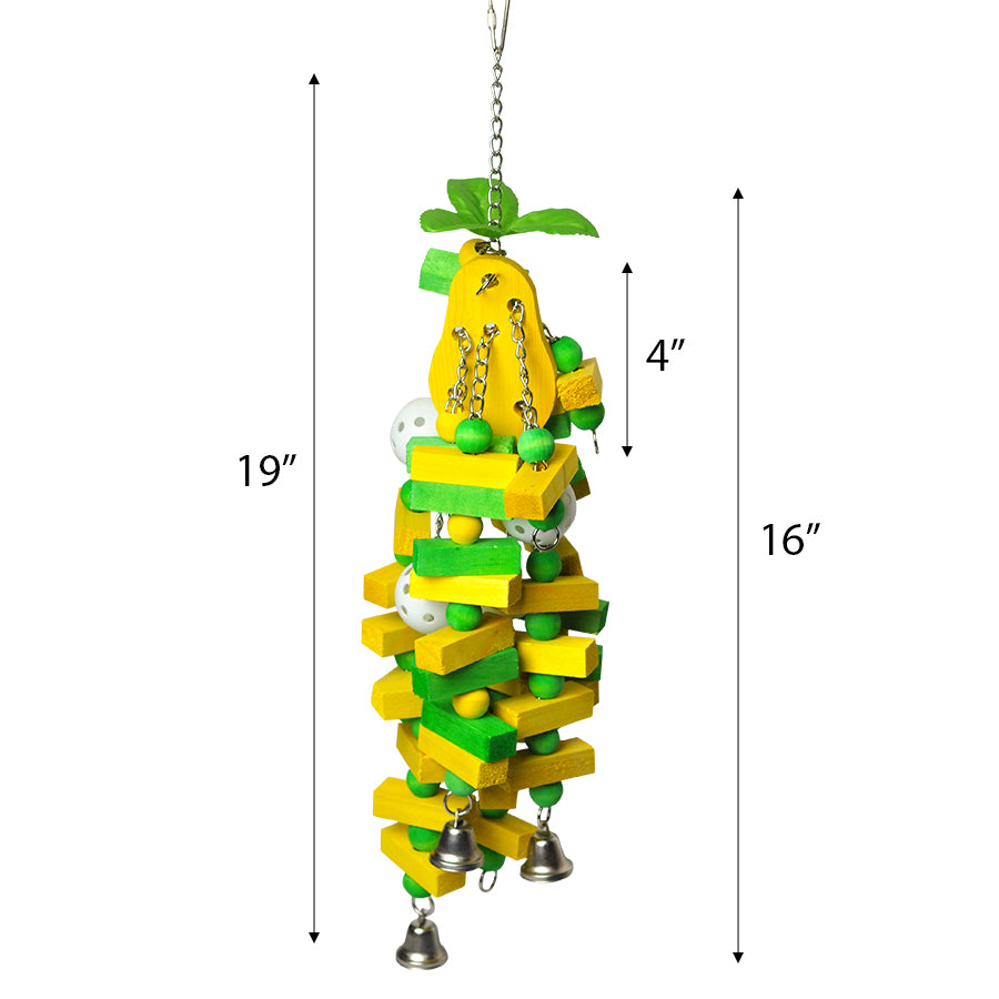 A & E Cage Company - Large Pear Bird Toy