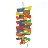 A & E Cage Company - Wooden Wedges w/ Bell Bird Toy