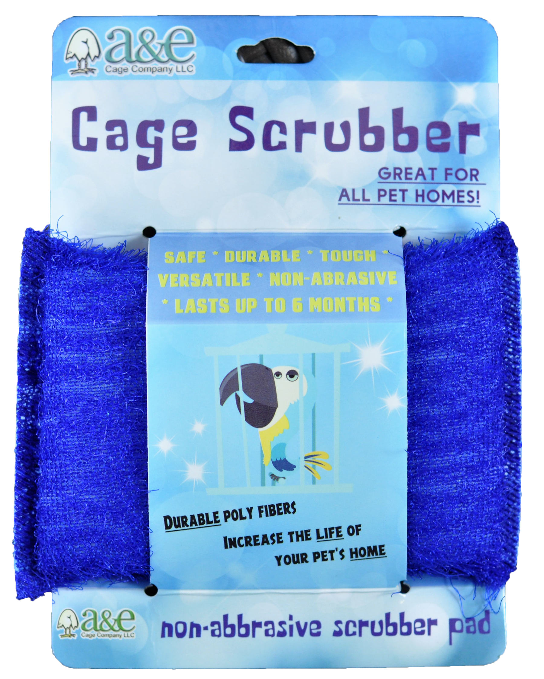 A & E Cage Company - Cage Cleaner Non-Abrasive Scrubber Pad