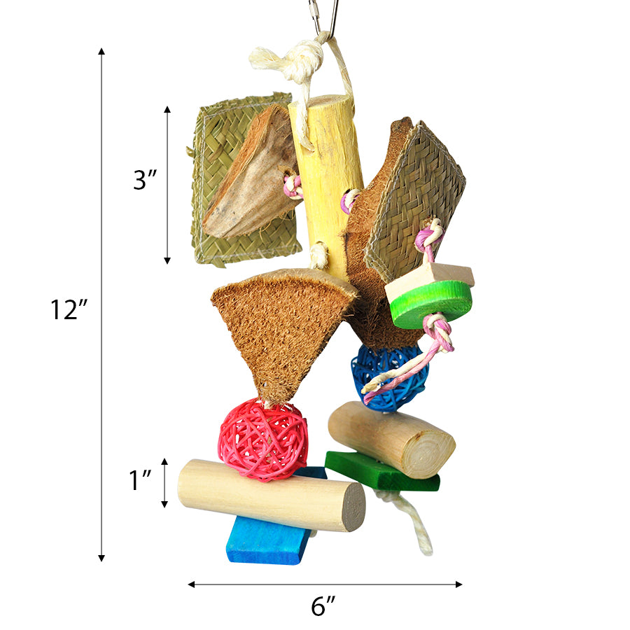 A & E Cage Company - Chunky Monster Bird Toy