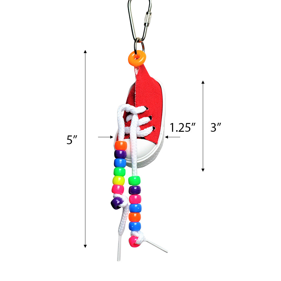 A & E Cage Company - Sneakers Bird Toy