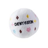 Haute Diggity Dog - White Chewy Vuiton Ball Dog Toy