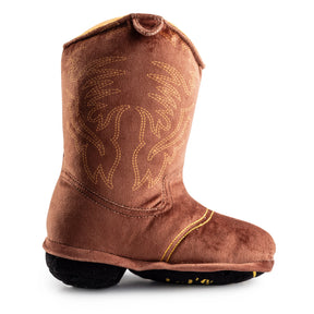 Haute Diggity Dog - Brown Cowboy Boot Dog Toy