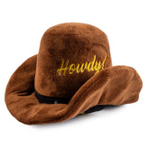 Haute Diggity Dog - Brown Cowboy Hat Dog Toy