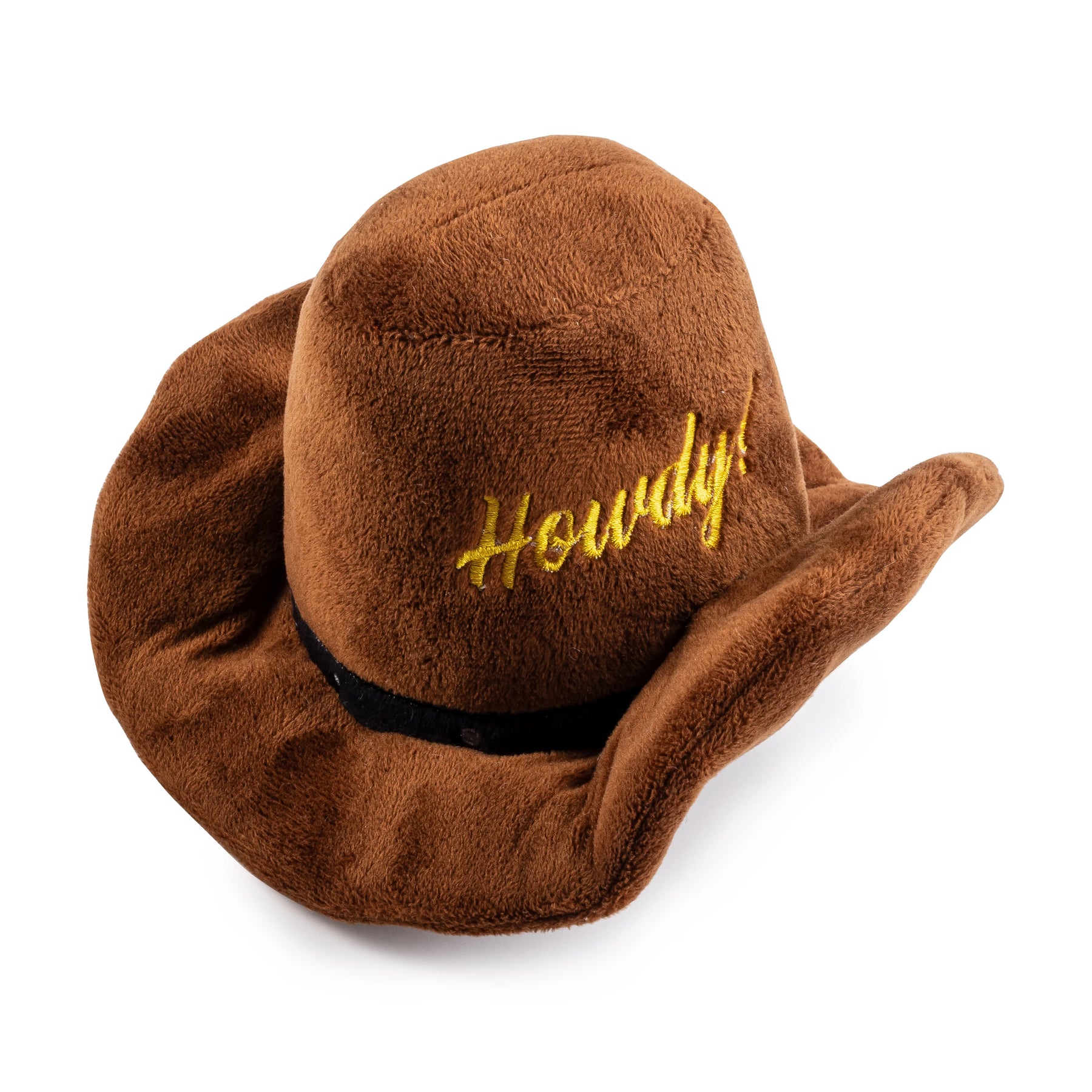 Haute Diggity Dog - Brown Cowboy Hat Dog Toy