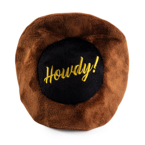 Haute Diggity Dog - Brown Cowboy Hat Dog Toy