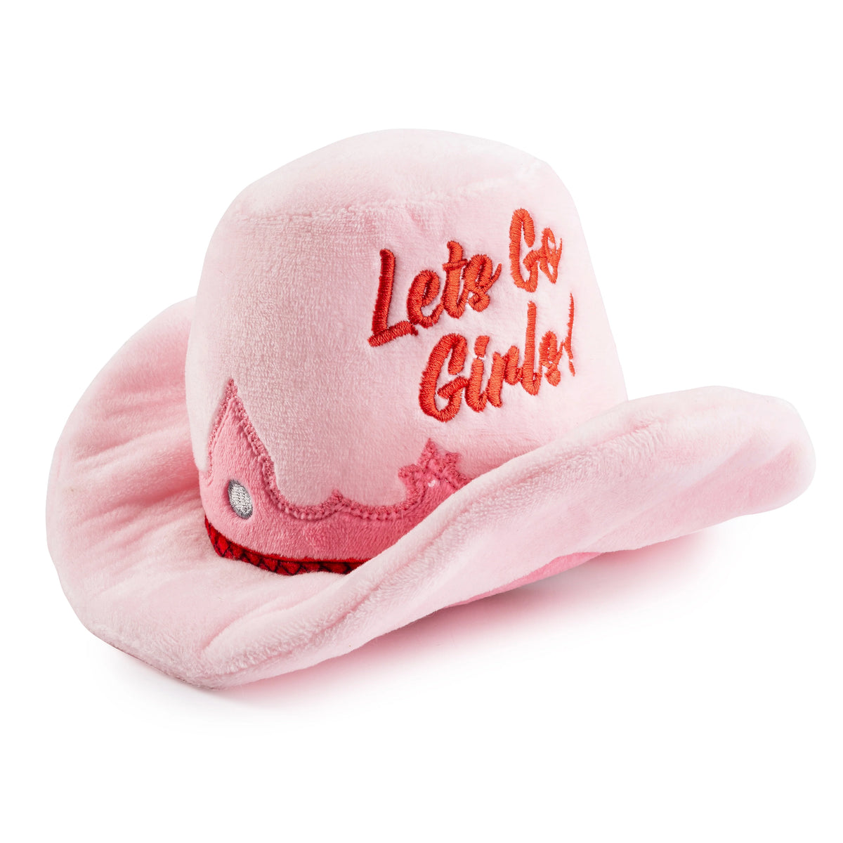 Haute Diggity Dog - Pink Cowgirl Hat Dog Toy