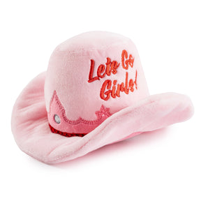 Haute Diggity Dog - Pink Cowgirl Hat Dog Toy