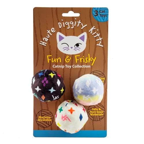 Haute Diggity Dog - CV Balls (Mongram) Cat Toys