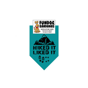 FunDog Bandanas - Dog Bandana Hiked It Liked It