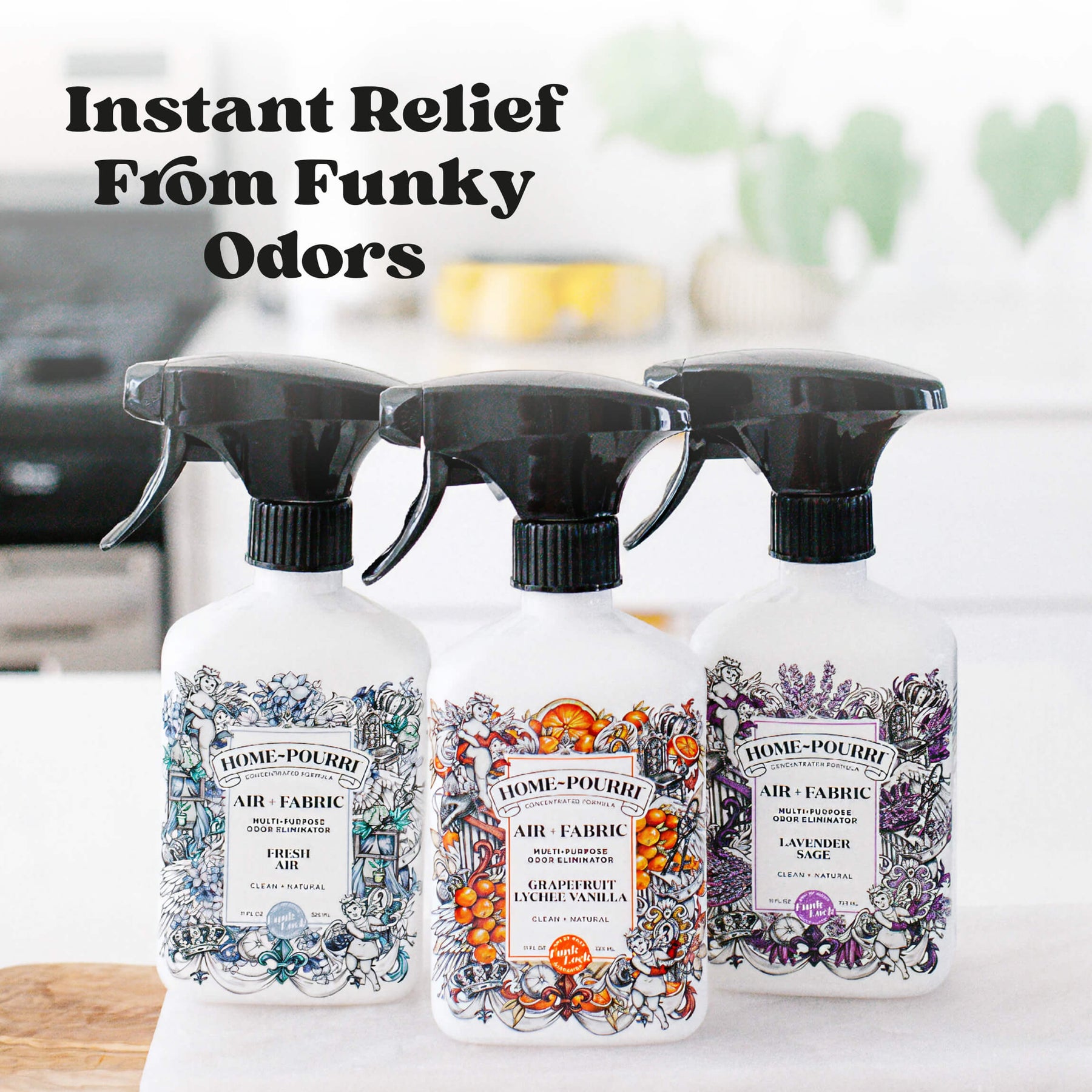 Home-Pourri Air+Fabric Bamboo Rain Spray