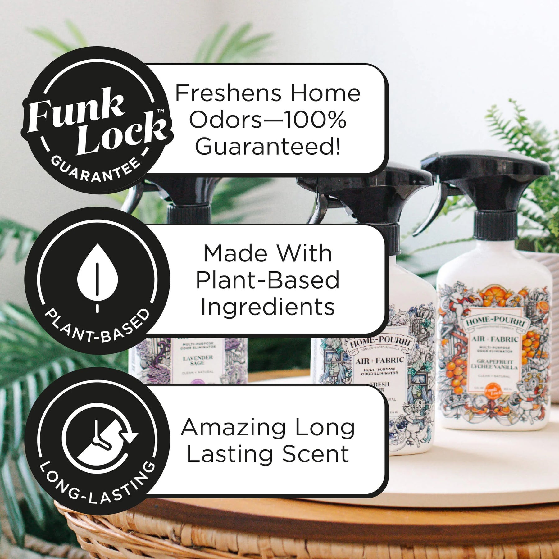 Home-Pourri Air+Fabric Bamboo Rain Spray