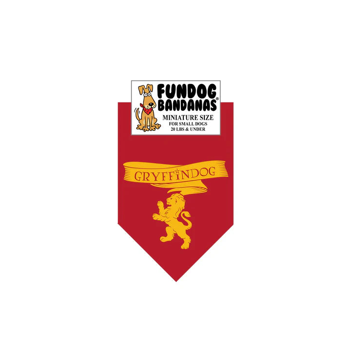 FunDog Bandanas - Dog Bandana Gryffindog