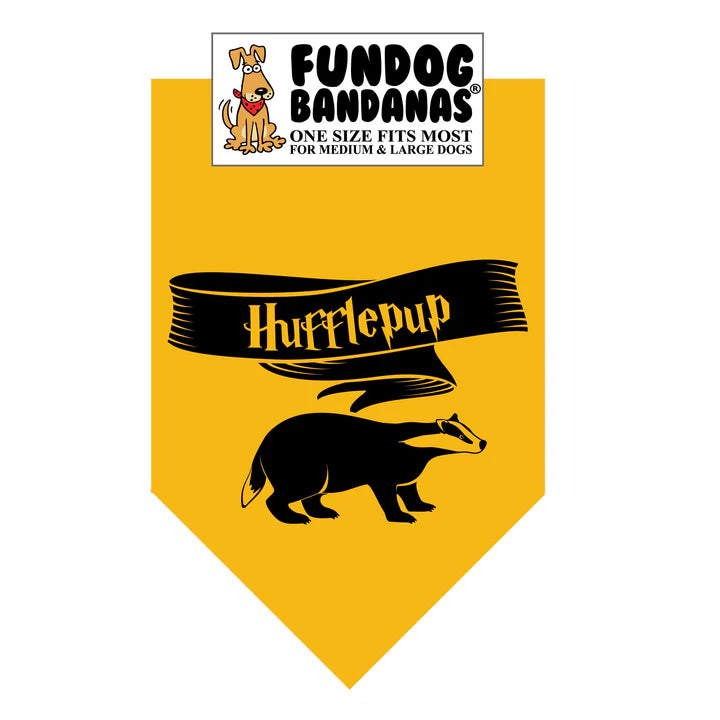 FunDog Bandanas - Dog Bandana Hufflepup