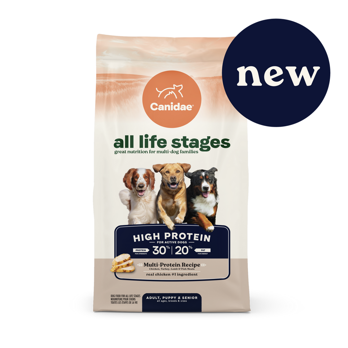 Canidae - All Life Stages High Protein Dry Dog Food, Multi-Protein Recipe