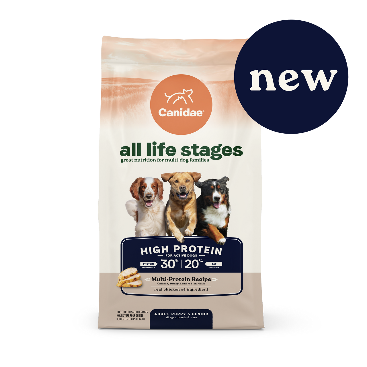 Canidae - All Life Stages High Protein Dry Dog Food, Multi-Protein Recipe