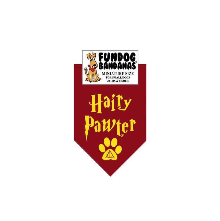 FunDog Bandanas - Dog Bandana Hairy Pawter