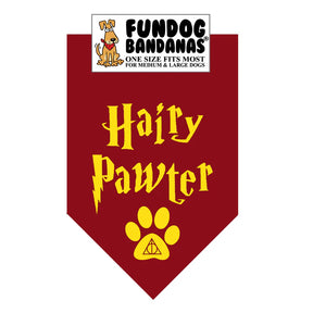 FunDog Bandanas - Dog Bandana Hairy Pawter