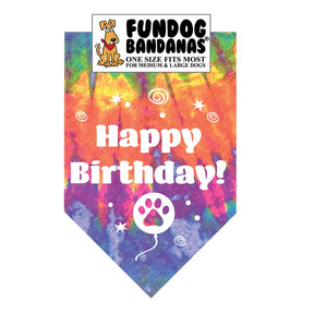 FunDog Bandanas - Dog Bandana Happy Birthday