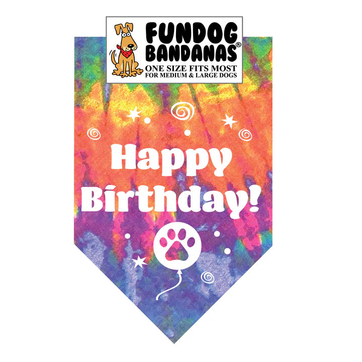 FunDog Bandanas - Dog Bandana Happy Birthday