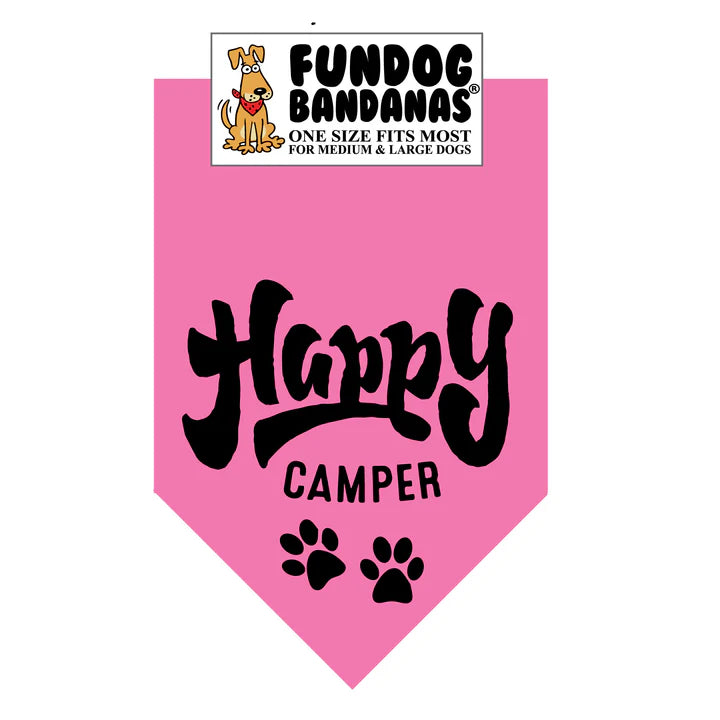 FunDog Bandanas - Dog Bandana Happy Camper