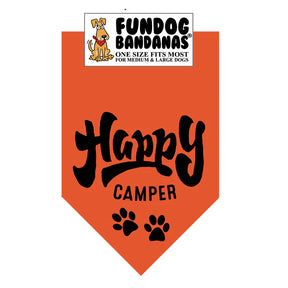 FunDog Bandanas - Dog Bandana Happy Camper